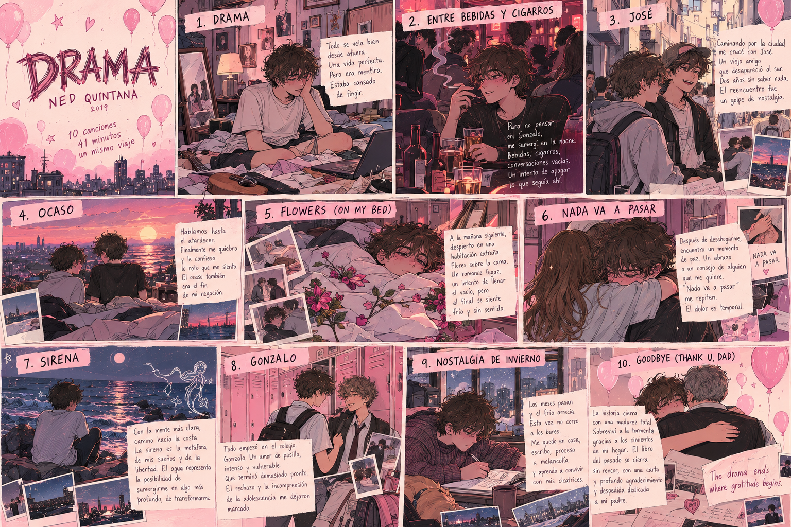 Drama scrapbook story
